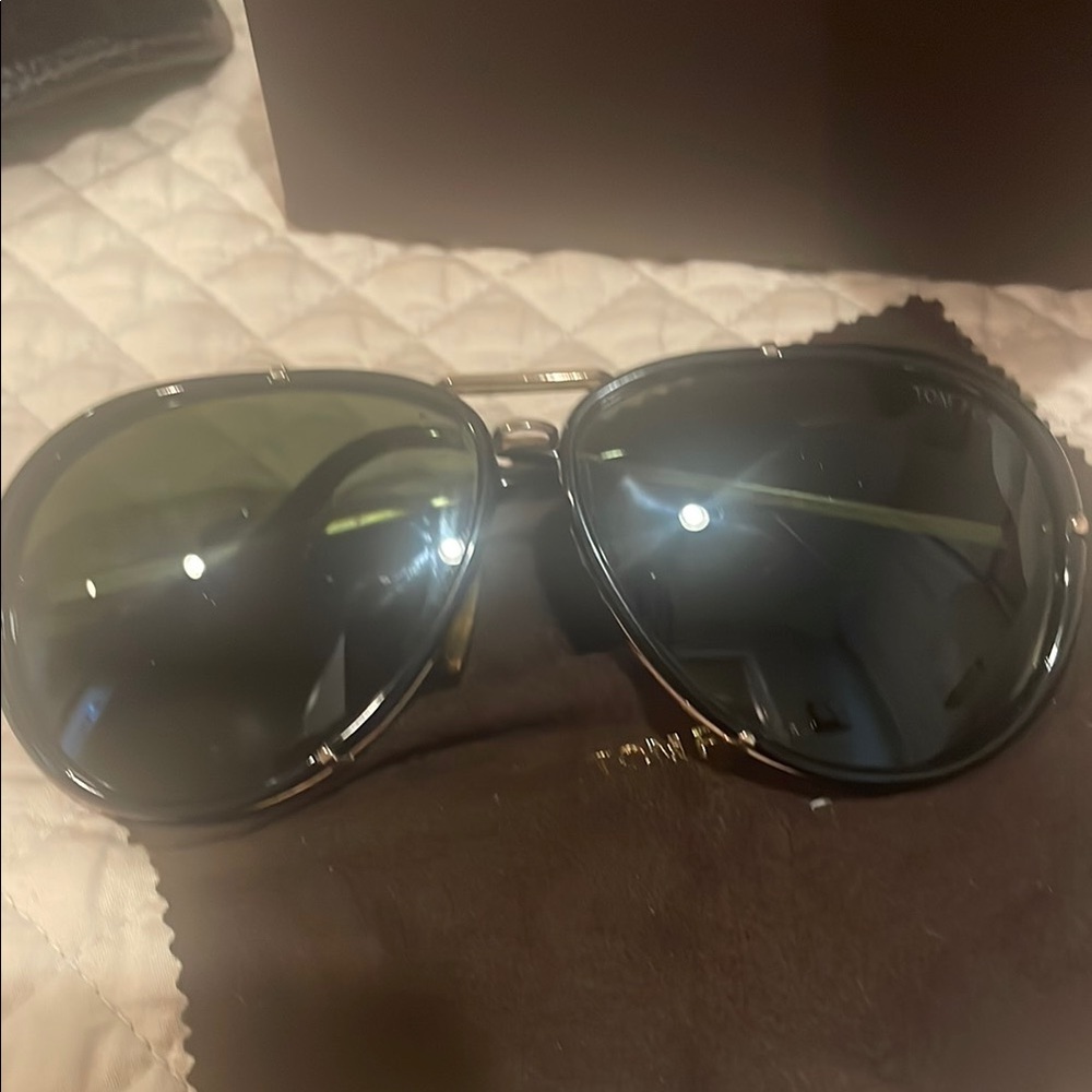 Tom Ford Black Aviator Sunglasses